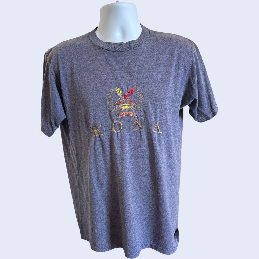 Jerzees M KONA Graphic T-Shirt Heather Gray Regular Fit